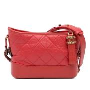 Pre-owned Leather handbags Chanel Vintage , Red , Dames