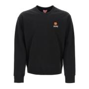 Geborduurde Bokè Flower Sweatshirt Kenzo , Black , Heren