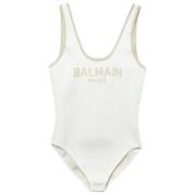 Pre-owned Fabric tops Balmain Pre-owned , Beige , Dames