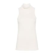 Witte High Neck Top Jil Sander , White , Dames