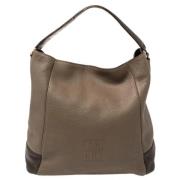 Pre-owned Leather handbags Carolina Herrera Pre-owned , Brown , Dames