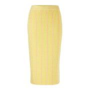 Gele Stijlvolle Jurk Marc Cain , Yellow , Dames