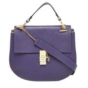 Pre-owned Leather handbags Chloé Pre-owned , Purple , Dames