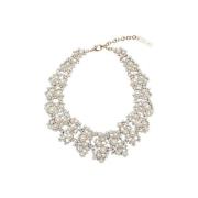 Pre-owned Metal necklaces Oscar De La Renta Pre-owned , White , Dames