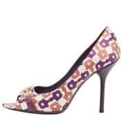 Pre-owned Satin heels Gucci Vintage , Multicolor , Dames