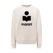 Ecru Mkoy Sweatshirt Isabel Marant , White , Heren