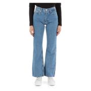 Flared Boot Jeans Calvin Klein Jeans , Blue , Dames