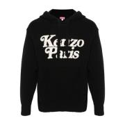 Zwarte Gebreide Hoodie Kenzo , Black , Dames