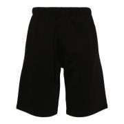 Zwarte Varsity Katoenen Shorts Kenzo , Black , Heren