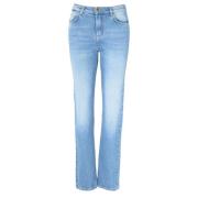 Roxanne Denim Jeans in Lichtblauw Pinko , Blue , Dames