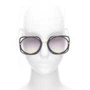 Pre-owned Plastic sunglasses Dior Vintage , Black , Dames