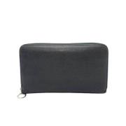 Pre-owned Leather wallets Bvlgari Vintage , Black , Dames