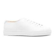 Witte Leren Sneakers Doucal's , White , Heren