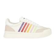 Beige/Multikleur Veterschoenen met Lage Top Dsquared2 , Multicolor , H...