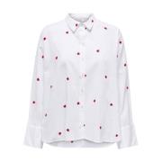 Lina Grace Geborduurde Blouse Only , White , Dames