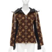 Pre-owned Polyester outerwear Louis Vuitton Vintage , Brown , Dames