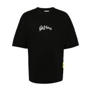 Zwart Jersey T-Shirt Barrow , Black , Heren