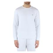 Essentiële sweater van dubbel jersey Emporio Armani , White , Heren