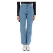 Klassieke Straight Leg Jeans Calvin Klein Jeans , Blue , Dames