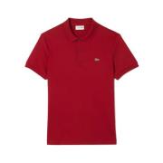 Iconische Cotton Pima Polo in Dierse Kleuren Lacoste , Red , Heren