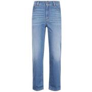 Blauwe Skinny Jeans van Katoen Max Mara Weekend , Blue , Dames