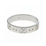 Pre-owned White Gold rings Gucci Vintage , White , Dames