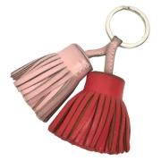 Pre-owned Leather key-holders Hermès Vintage , Pink , Dames