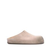 Leren Muiltjes voor Moderne Vrouw Marsell , Beige , Dames