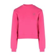 Roze Reamag Korte Mouw Shirt Adidas by Stella McCartney , Pink , Dames