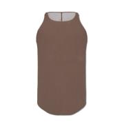 Basic Rib T-shirt Rick Owens , Brown , Heren