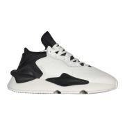 Kaiwa Lage Top Leren Sneakers Y-3 , White , Dames