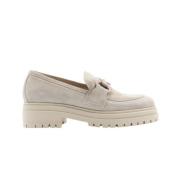 Stijlvolle Loafers voor Vrouwen E mia , Beige , Dames