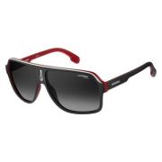Matte Black Red/Grey Shaded Sunglasses Carrera , Multicolor , Unisex