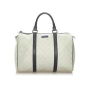 Pre-owned Canvas handbags Gucci Vintage , White , Dames