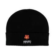 Zwarte Beanie Muts Kenzo , Black , Heren