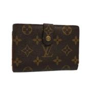 Pre-owned Coated canvas wallets Louis Vuitton Vintage , Brown , Dames