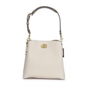 Willow Bucket Tas - Wit Coach , Beige , Dames