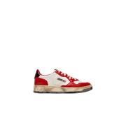 Vintage Low Medalist Sneakers Autry , Red , Heren