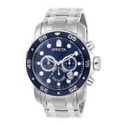Pro Diver Scuba 0070 Heren Quartz Horloge Invicta Watches , Gray , Her...
