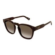 Havana/Brown Shaded Sunglasses Chloé , Brown , Dames