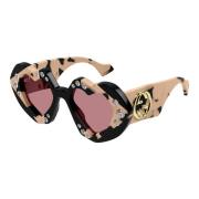 Gold/Grey Sunglasses Gucci , Multicolor , Dames