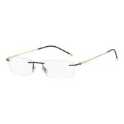 Matte Black Gold Sunglasses Hugo Boss , Multicolor , Unisex