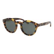 Blonde Havana/Green Sunglasses Ralph Lauren , Multicolor , Dames