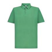 Salvia Katoenen Polo Shirt Zanone , Green , Heren