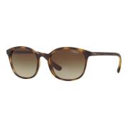 Havana/Burgundy Shaded Zonnebril Vogue , Brown , Dames