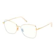 Blue Block Eyewear Frames Tom Ford , Beige , Unisex