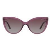 Transparent Violet/Grey Violet Sunglasses Vogue , Multicolor , Dames