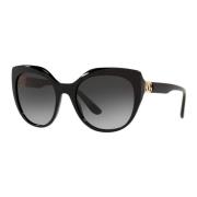 Black/Grey Shaded Sunglasses Dolce & Gabbana , Black , Dames