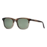 Striped Brown/Green Sunglasses Barton Perreira , Brown , Unisex