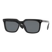 Carnaby Zonnebril Zwart/Grijs Burberry , Black , Heren